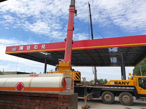 SF雙層油罐更新完成，加油站順利升級(jí)，恭賀順達(dá)石化加油站開(kāi)業(yè)大吉！