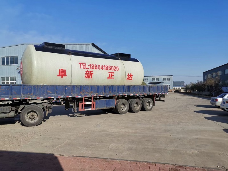 遼寧環(huán)保集團(tuán)環(huán)保處理用雙層罐發(fā)貨，阜新正達(dá)制罐